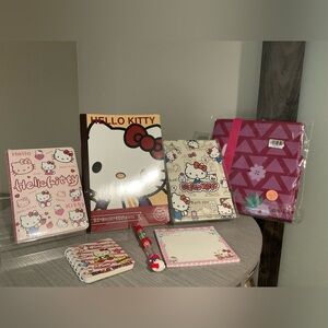 Hello Kitty Assorted Stationery Set - Pink & White